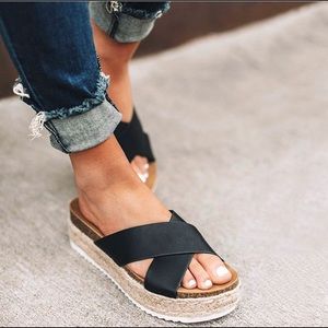 NEW! Open Toe Platform Sandals
